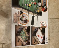 New 2 in 1 Football & Air Hockey
