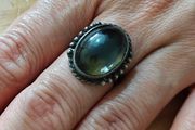 Sterling Silver Ring - Size Q - Stamped for Silver (S31)