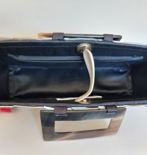 Mother of Pearl Mosaic Style Handbag