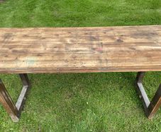 Antique bench table