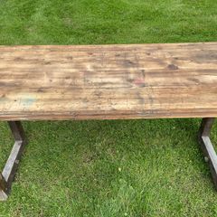 Antique bench table