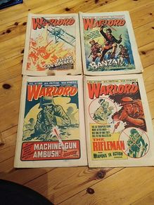 WARLORD comics - 1976 - issues 71, 72, 74, 75