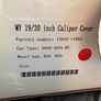 Tesla Model Y Red Aluminium Caliper Covers Brand New Image 2