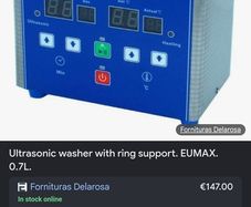 Ultrasonic Jewelry cleaner