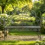 Garden Bench Antique Iron Bench Nostalgic Bench Wrought Iron Image 7
