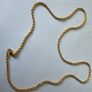 24K Solid Yellow Gold Round Snake Chain Image 4