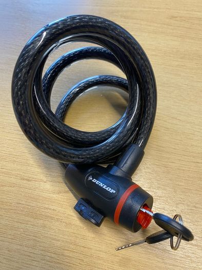 Dunlop Heavy Duty Cable Bike Lock with 2 Keys