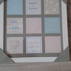 Grey & White Collage Frame