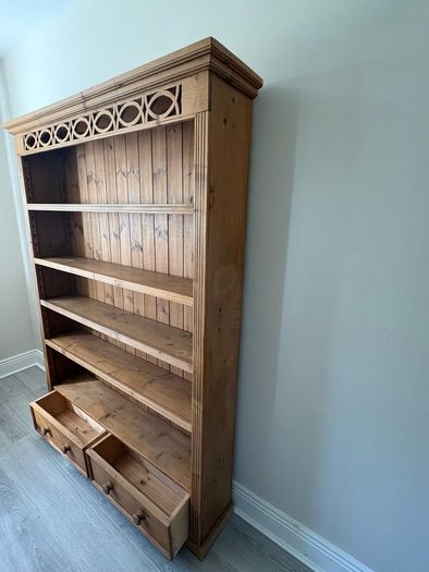 Solid pine bookcase