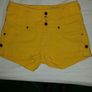 Yellow high waisted hot pants Image 5