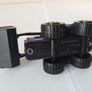 Matchbox Superfast 1976 Tractor Shovel Purple w/ Green & Orange Decals Image 3