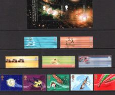 2002 Great Britain Commemorative Stamps Year Pack (includes 6 image showing contents)