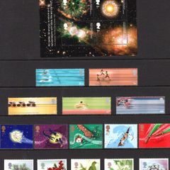 2002 Great Britain Commemorative Stamps Year Pack (includes 6 image showing contents)