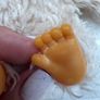 Vintage Russ Berrie Baby Gonga approx. 5 Gorilla  Damaged Leg Used Please see photos Image 7