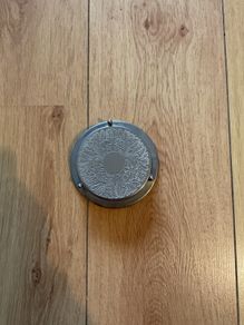 Vintage metal coasters with stand