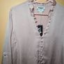 Womens Express Portofino silky long sleeve shirt blouse Size Medium slim light pink BNWT BRAND NEW Image 3