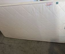 Natural baby and toddler mattress+cotton mattress cover, little green sheep