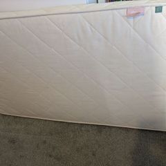 Natural baby and toddler mattress+cotton mattress cover, little green sheep