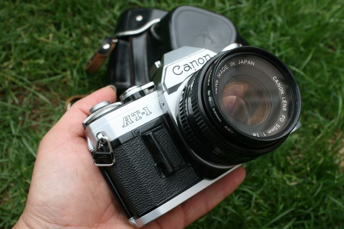 Canon AT-1 with 50mm F1.8 Ideal Student / Starter 35mm Film Camera