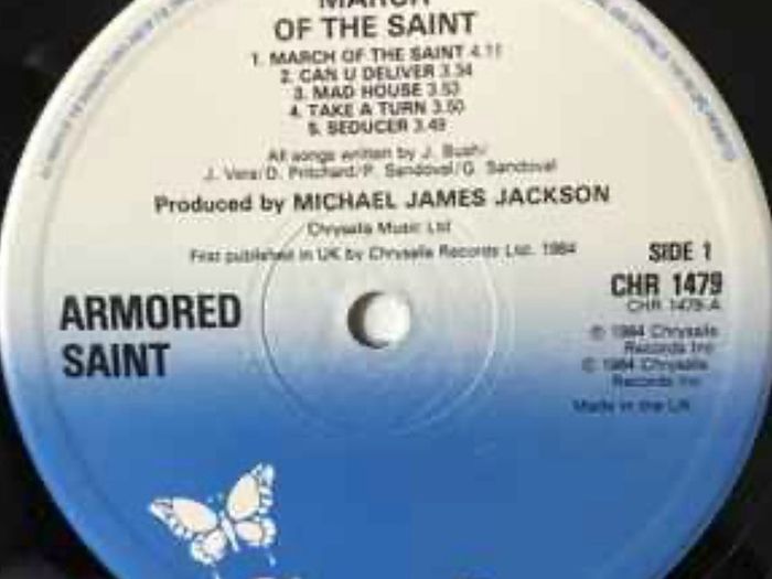 Armored Saint March of the saint original 1984 vinyl record