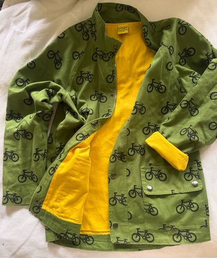 Duns Sweden Organic Green Cotton bicycle coat 158