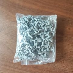 LEGO 70pcs light bluish grey technic, pin connector perpendicular 3L with 4 pins