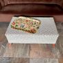 Sturdy Versatile Rattan and Bamboo Low Bench Image 7