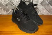 Skechers Lite-Weight Memory Foam Ladies All Black Trainers UK4 EUR37