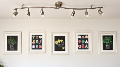 Set of 5 IKEA Framed Kitchen Prints VIRSERUM Frames