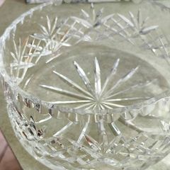 A large Cavan Crystal fruit bowl.
