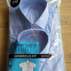 NEW School shirts x 2 age 11