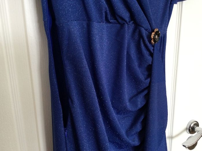 Dress royal blue glitter size L