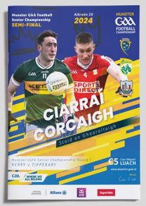 2024 Kerry v Cork - GAA Munster Senior Football Championship Semi-Final Programme