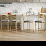 Bar stool set of 4 Brand new Image 3