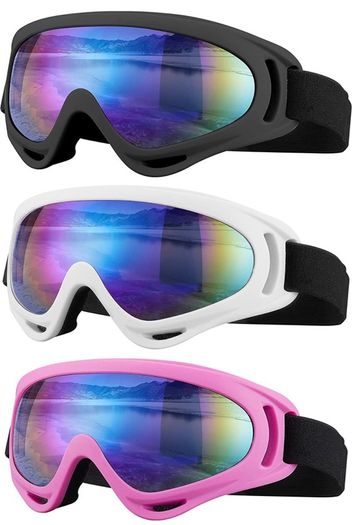 Ski Goggles, Motorcycle Goggles, 3 Pack Snowboard Snow Goggles for Men Women Adult Youth (FREE POSTAGE)