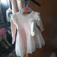baby girl tulle dress and tights