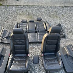mk5 golf/jetta black leather interior
