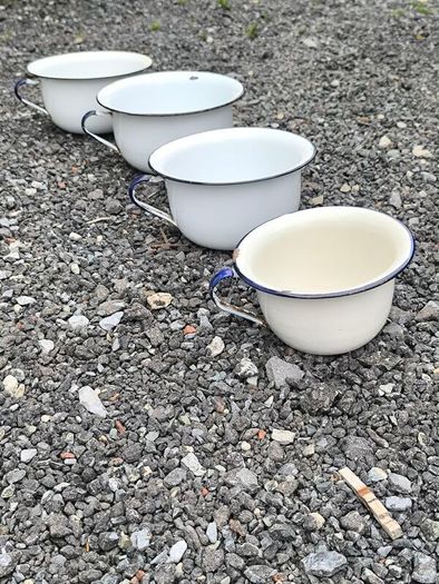 enamel ware  pots