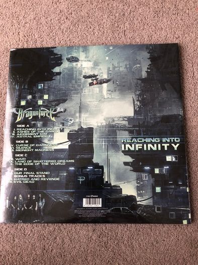 Dragonforce Heavy Metal Reaching Into Infinity Double Vinyl Sealed