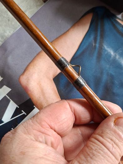 Antique 3 Piece Fishing Rod Holroyd Bros, Makers, London 1870 to1890 manufacturing timeline, Collection Only on this,
