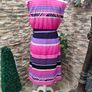 Vintage 70s pink striped A-line dress size S/M Postage included Image 9