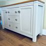 Solid Oak extending Dining Table and matching sideboard Image 10