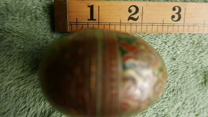 Vintage Decorated Brass Eggs