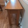 Solid Oak Console Table Image 4