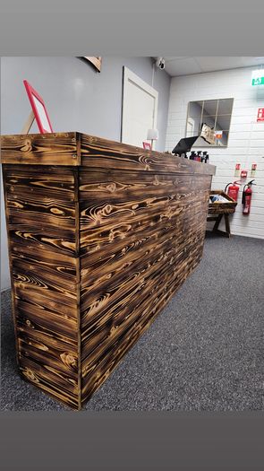 Custom-built reception /Home Bar. Open to offers
