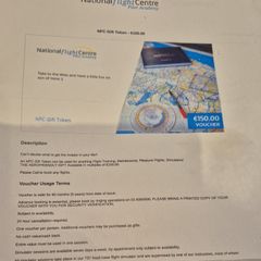 National flight centre voucher E150