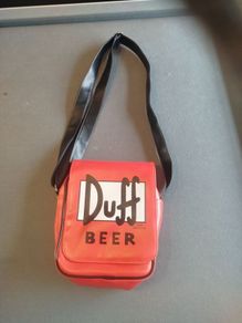 Official Simpsons Duff Beer Messenger Bag & Matching Coin Pouch Set