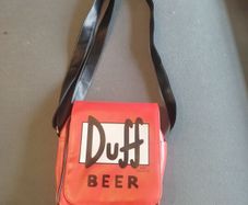 Official Simpsons Duff Beer Messenger Bag & Matching Coin Pouch Set