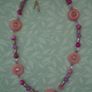 Pink/Purple handmade necklace, New, Jewellery, Gift, Necklaces Image 4