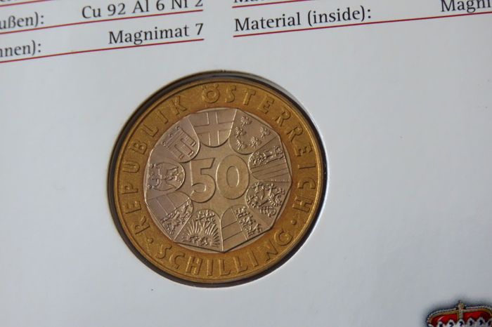 Porsche Coincard | Ferdinand Porsche | Special UNC Austria 50 schilling 2000